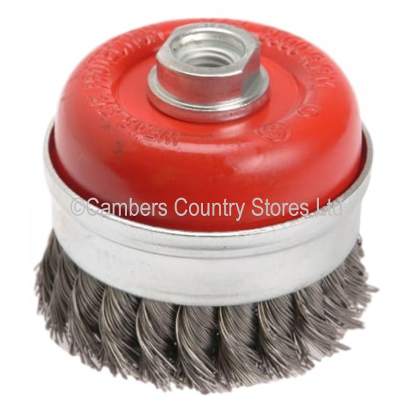 Faithfull Wire Cup Brush Twist Knot Cambers Country Store
